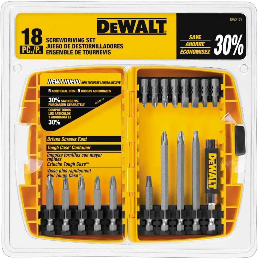 Juego de Puntas 18 Piezas DeWalt DW2174